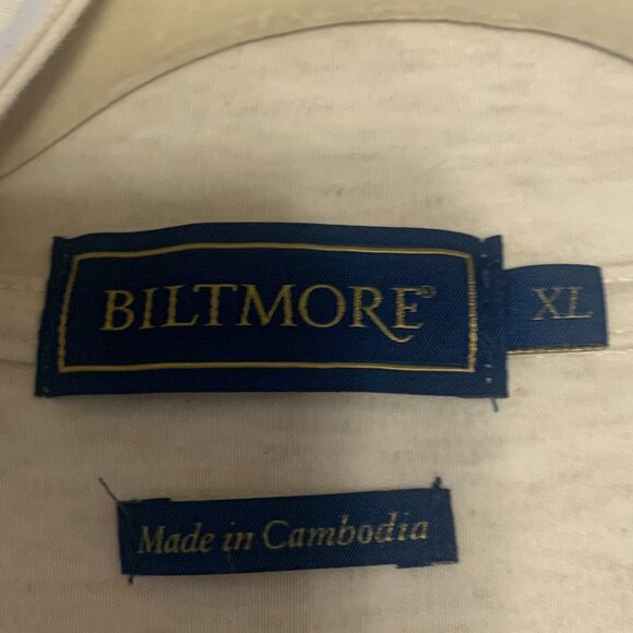 Biltmore cream colored Men's pullover quarter zip XL - Picture 10 of 10